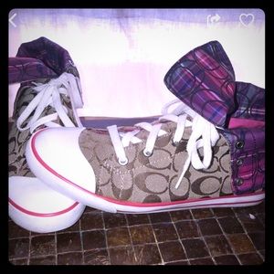 Coach hi top sneakers